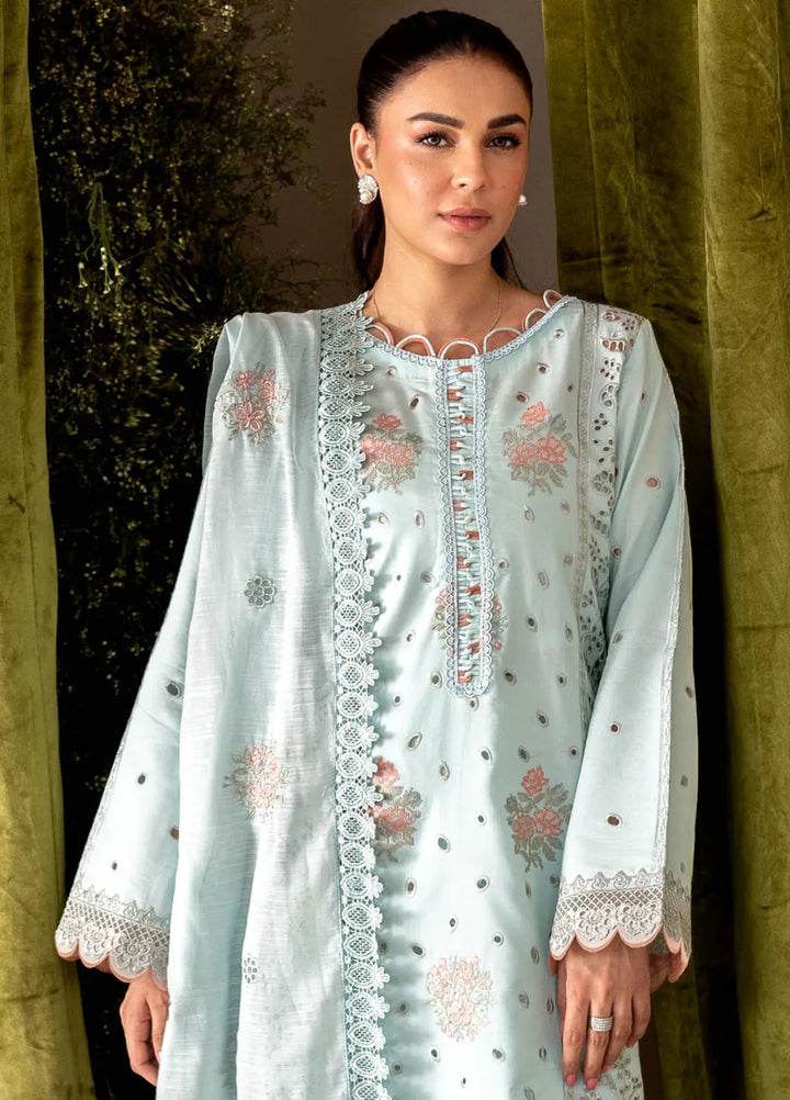 Apana By Aabyaan Embroidered Chikankari Suit Unstitched 3 Piece ABY24A AL-05 Kashamala - Festive Collection