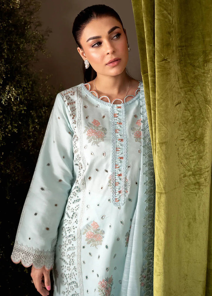 Apana By Aabyaan Embroidered Chikankari Suit Unstitched 3 Piece ABY24A AL-05 Kashamala - Festive Collection