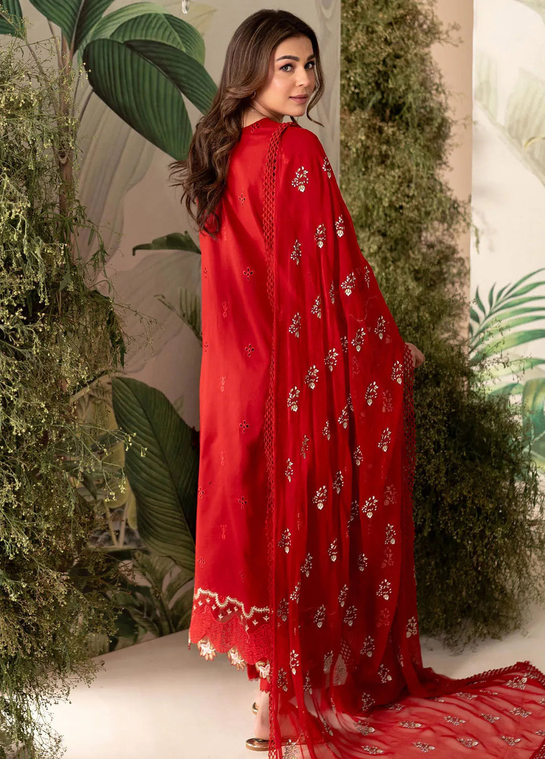 Apana By Aabyaan Embroidered Chikankari Suit Unstitched 3 Piece ABY24A AL-07 Umaiza - Festive Collection