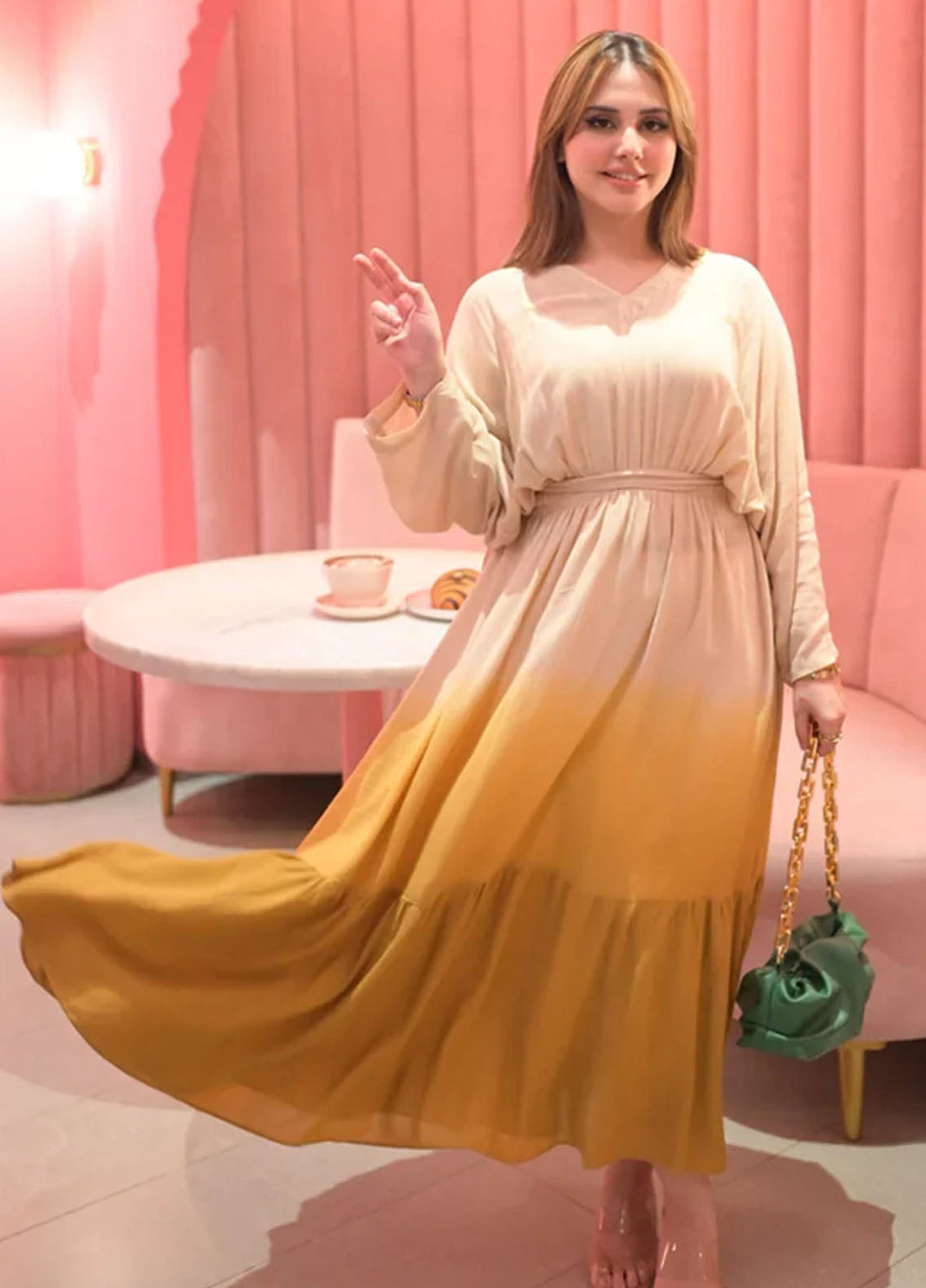 Apricocia Pret Plain Linen 1 Piece City Sunset