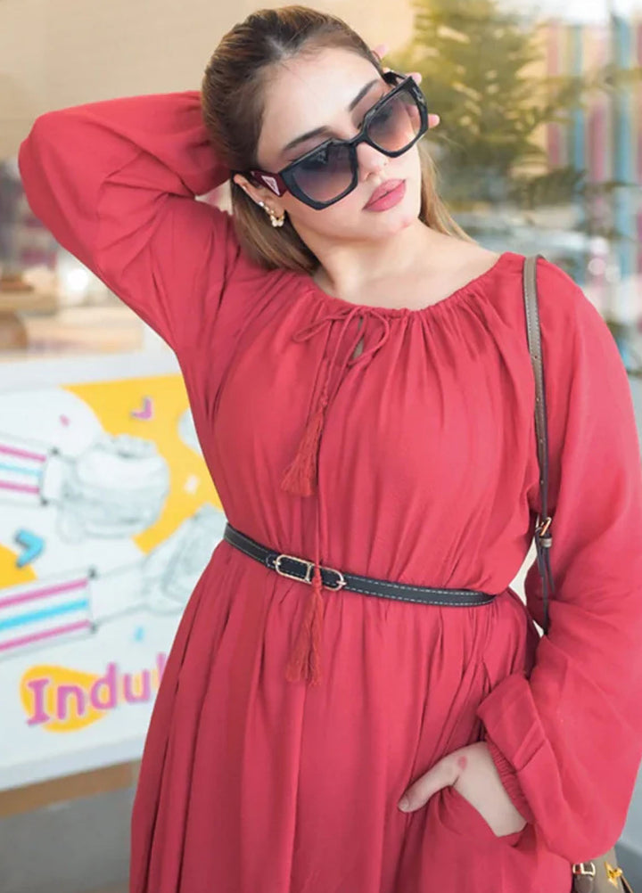 Apricocia Pret Plain Linen 1 Piece Pink Whisper