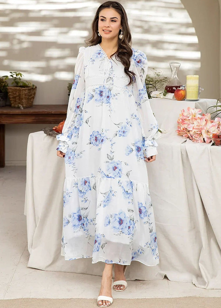 Apricocia Pret Printed Georgette 1 Piece  Meadow Bloom