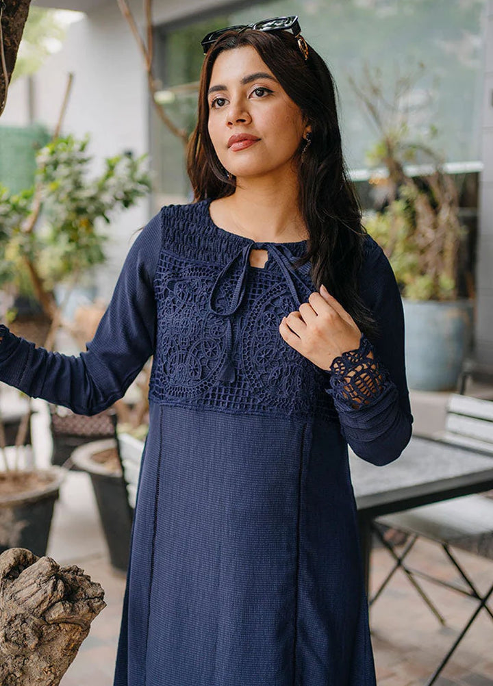 Apricocia Pret Printed Georgette 1 Piece  Night Sky