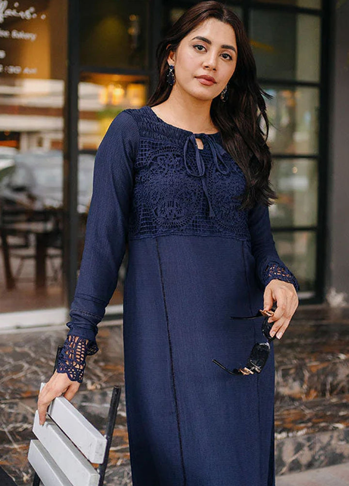 Apricocia Pret Printed Georgette 1 Piece  Night Sky