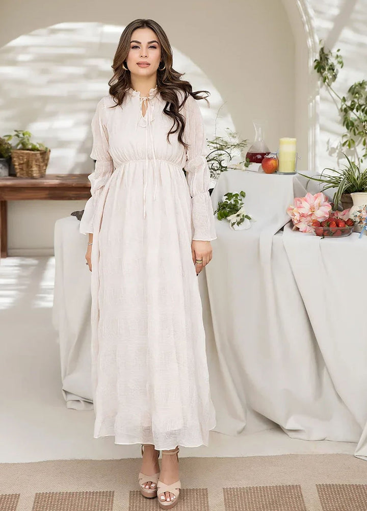 Apricocia Pret Printed Chiffon 1 Piece  Soft Serenity