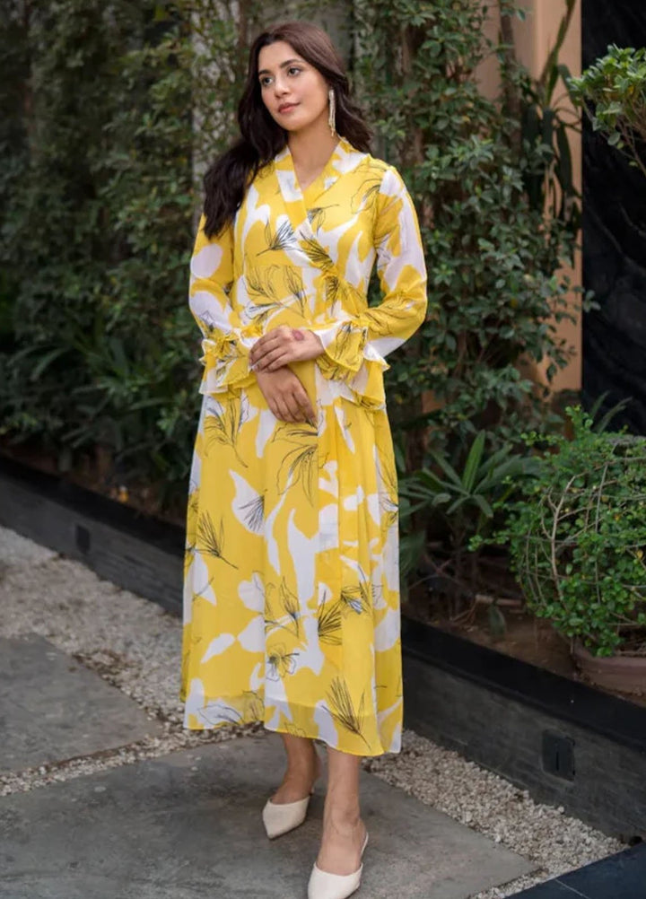 Apricocia Pret Printed Chiffon 1 Piece  Sunny Day