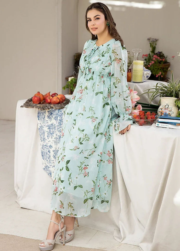 Apricocia Pret Printed Georgette 1 Piece  Sweet Pea