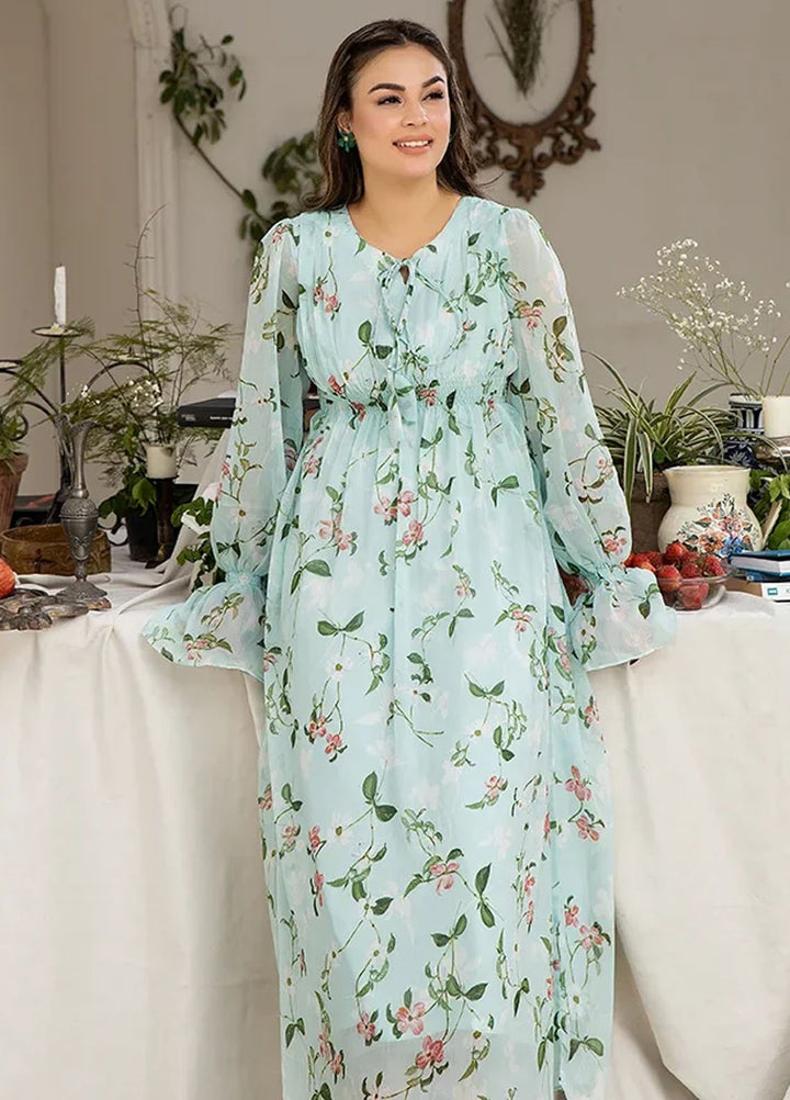 Apricocia Pret Printed Georgette 1 Piece  Sweet Pea