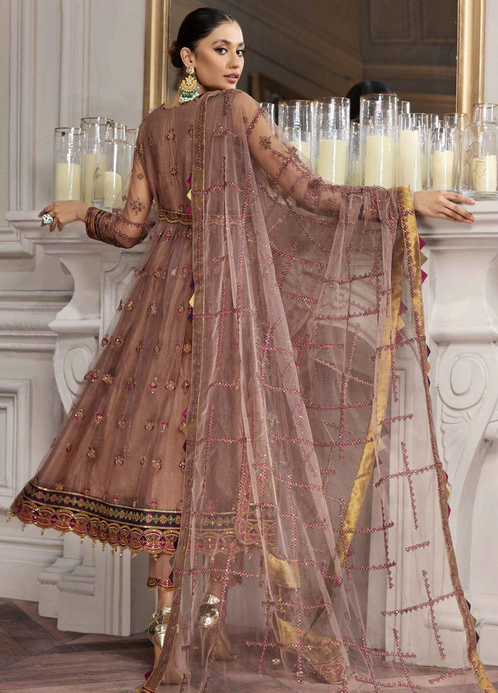 Aqs-e-Dast By Alizeh Fashion Embroidered Net Suits Unstitched 3 Piece AFB22-F11 02 Meharma - Festive Collection