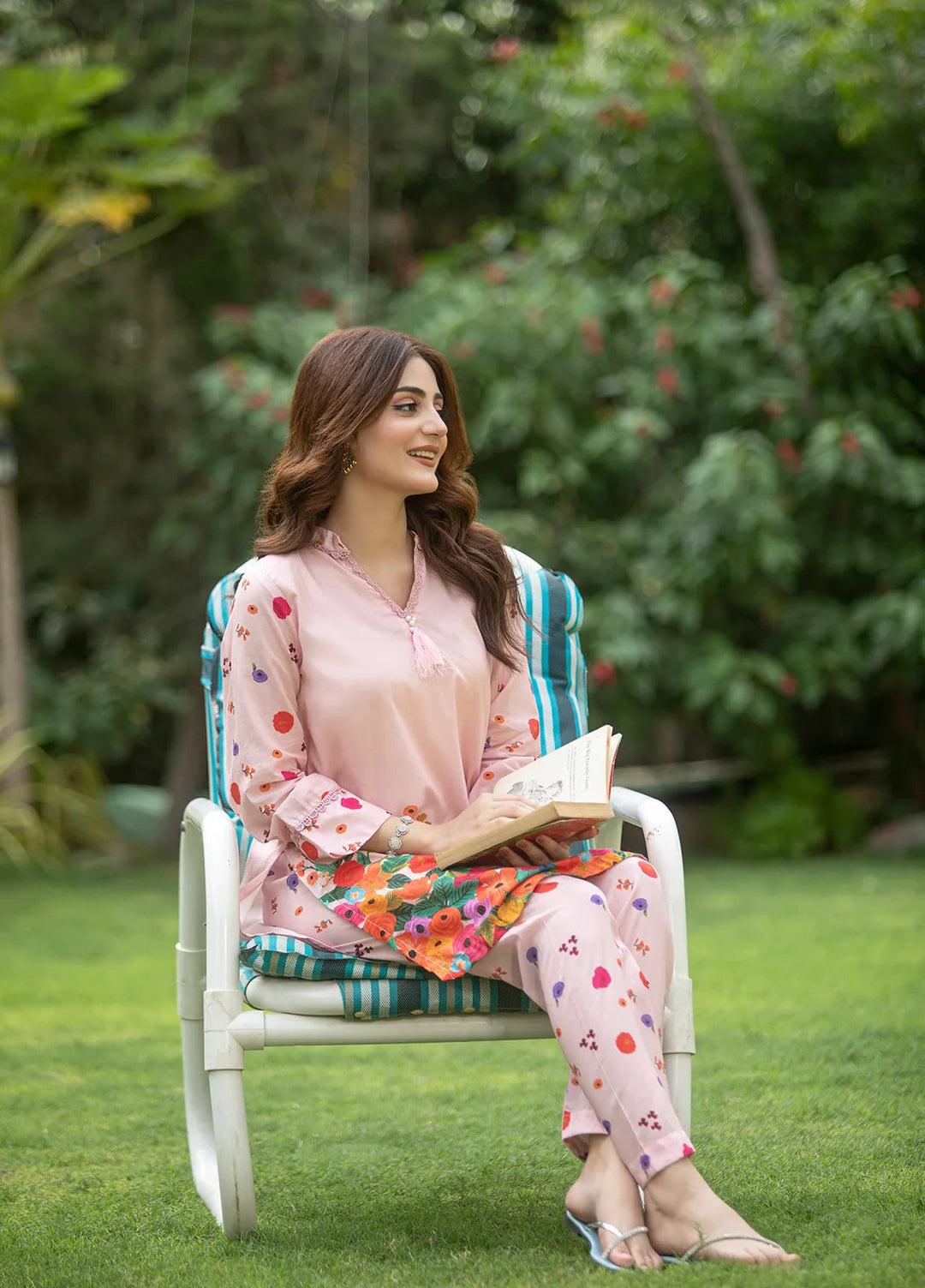 Aqs N Man Pret Printed Lawn 2 Piece Suit AM-003