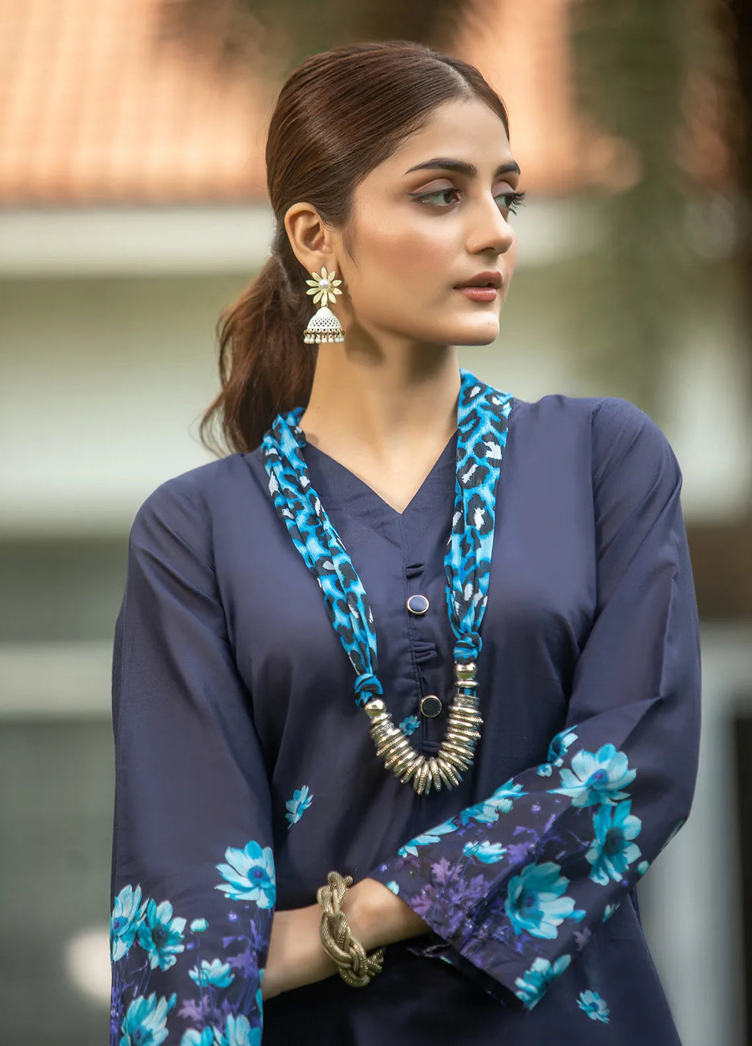 Aqs N Man Pret Printed Lawn 2 Piece Suit AM-010