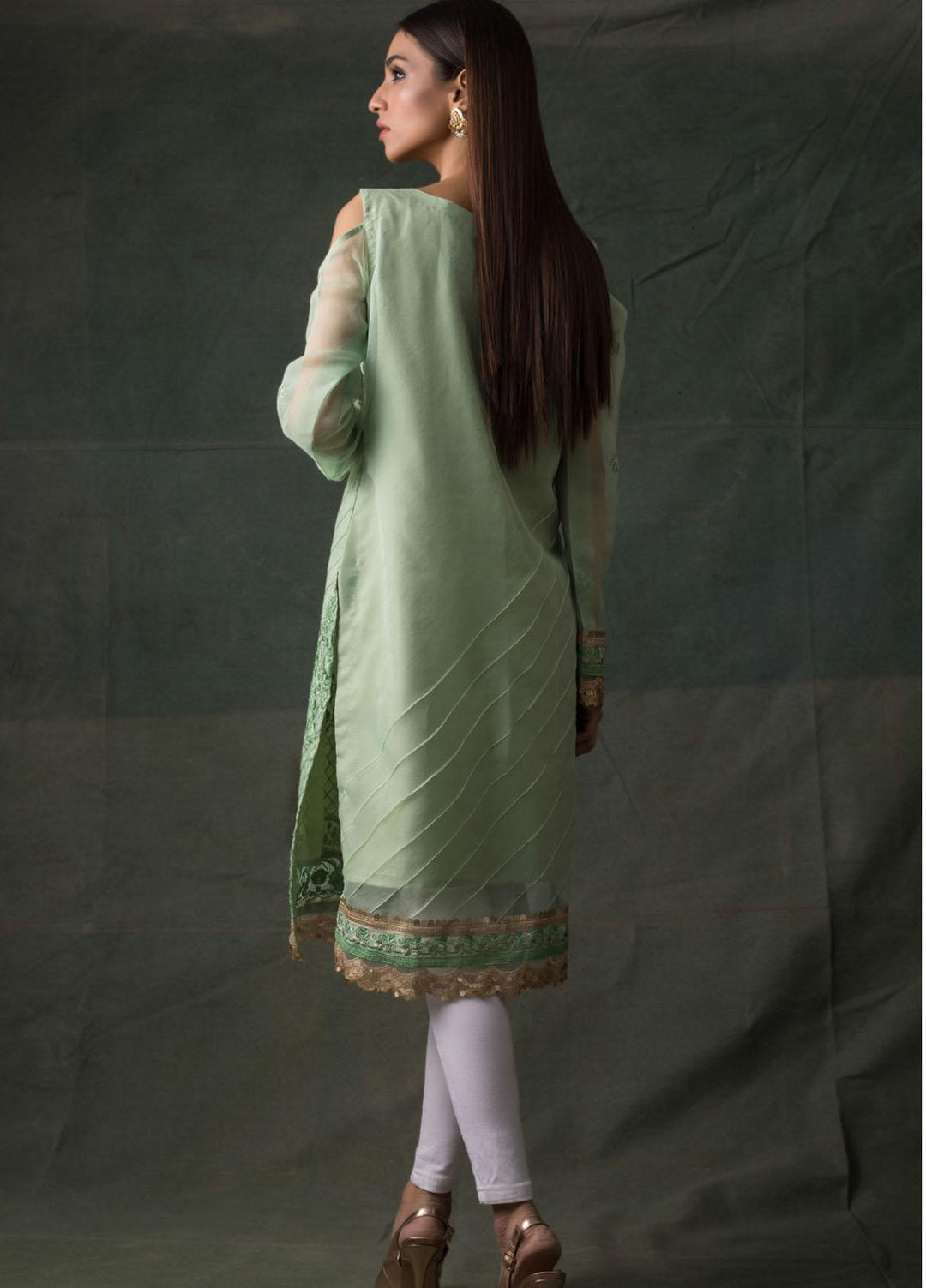 Areeba Saleem Embroidered Lawn  Unstitched Kurties AS21K 04 - Summer Collection