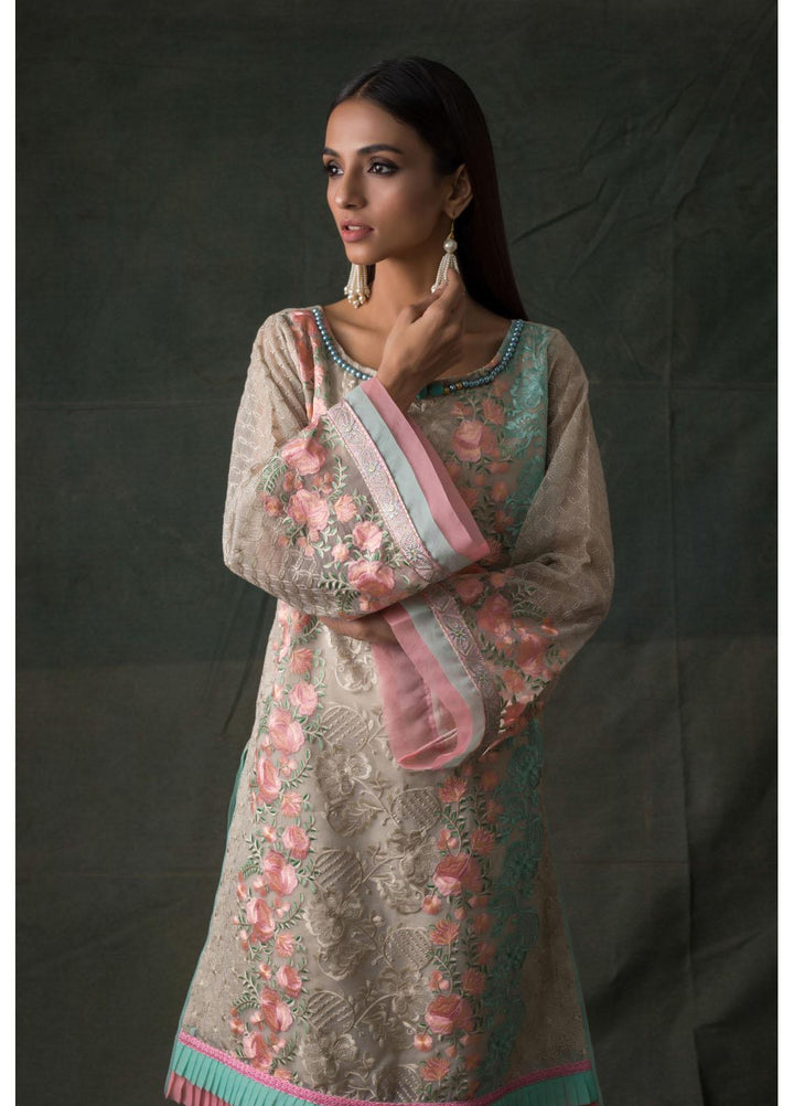 Areeba Saleem Embroidered Lawn  Unstitched Kurties AS21K 05 - Summer Collection