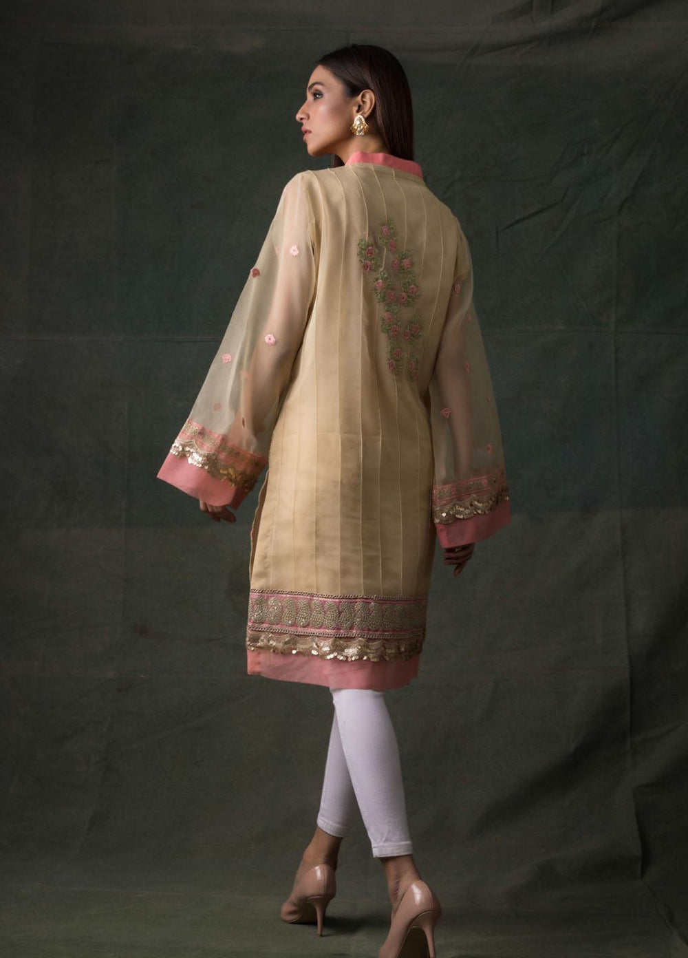 Areeba Saleem Embroidered Lawn  Unstitched Kurties AS21K 06 - Summer Collection