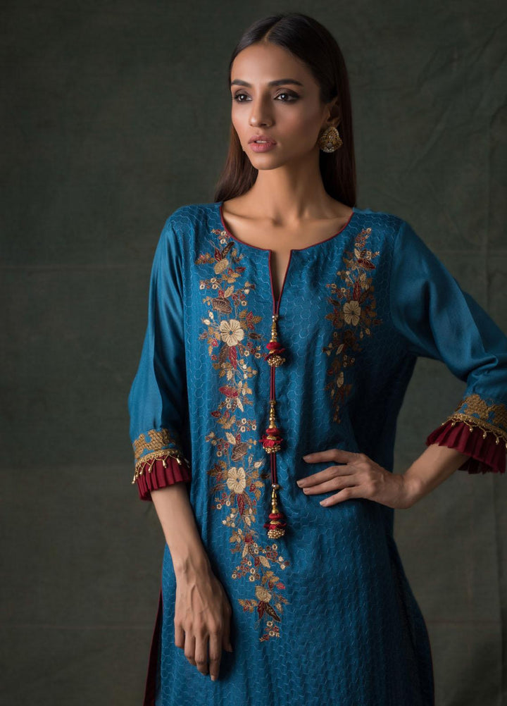 Areeba Saleem Embroidered Lawn  Unstitched Kurties AS21K 10 - Summer Collection