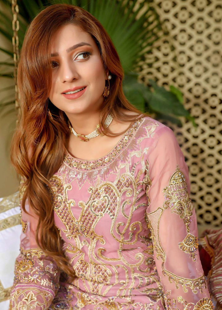 Areesha Embroidered  Suits Unstitched 3 Piece ARE22-P16 3 Blush - Premium Collection