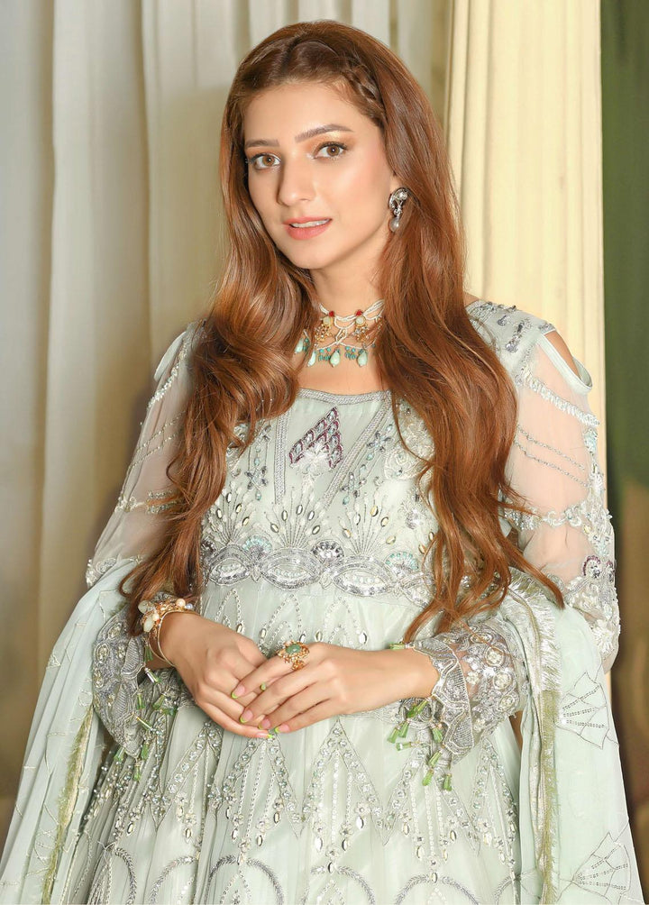 Areesha Embroidered  Suits Unstitched 3 Piece ARE22-P16 7 Pistachio Maxi - Premium Collection