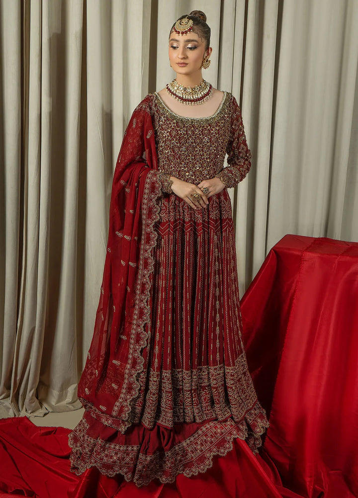 Arif Ashraf Pret Embroidered Chiffon 3 Piece Suit Manavati