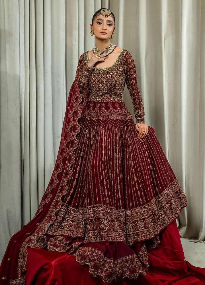 Arif Ashraf Pret Embroidered Chiffon 3 Piece Suit Manavati
