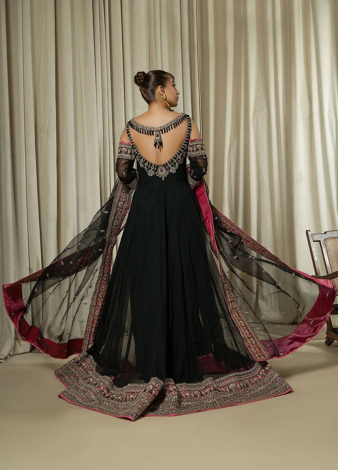 Arif Ashraf Pret Embroidered Cotton Net 3 Piece Suit Sahiba