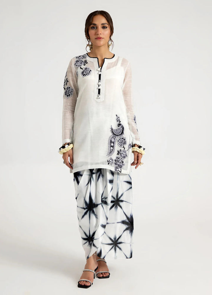 Arif Ashraf Pret Embroidered Cotton Silk 2 Piece Suit Meshki