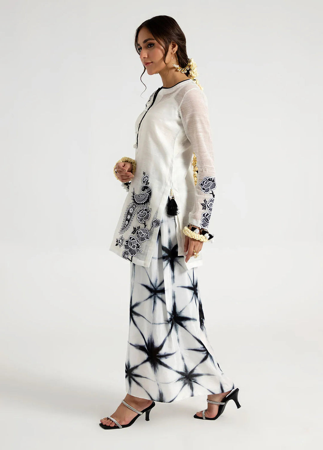 Arif Ashraf Pret Embroidered Cotton Silk 2 Piece Suit Meshki