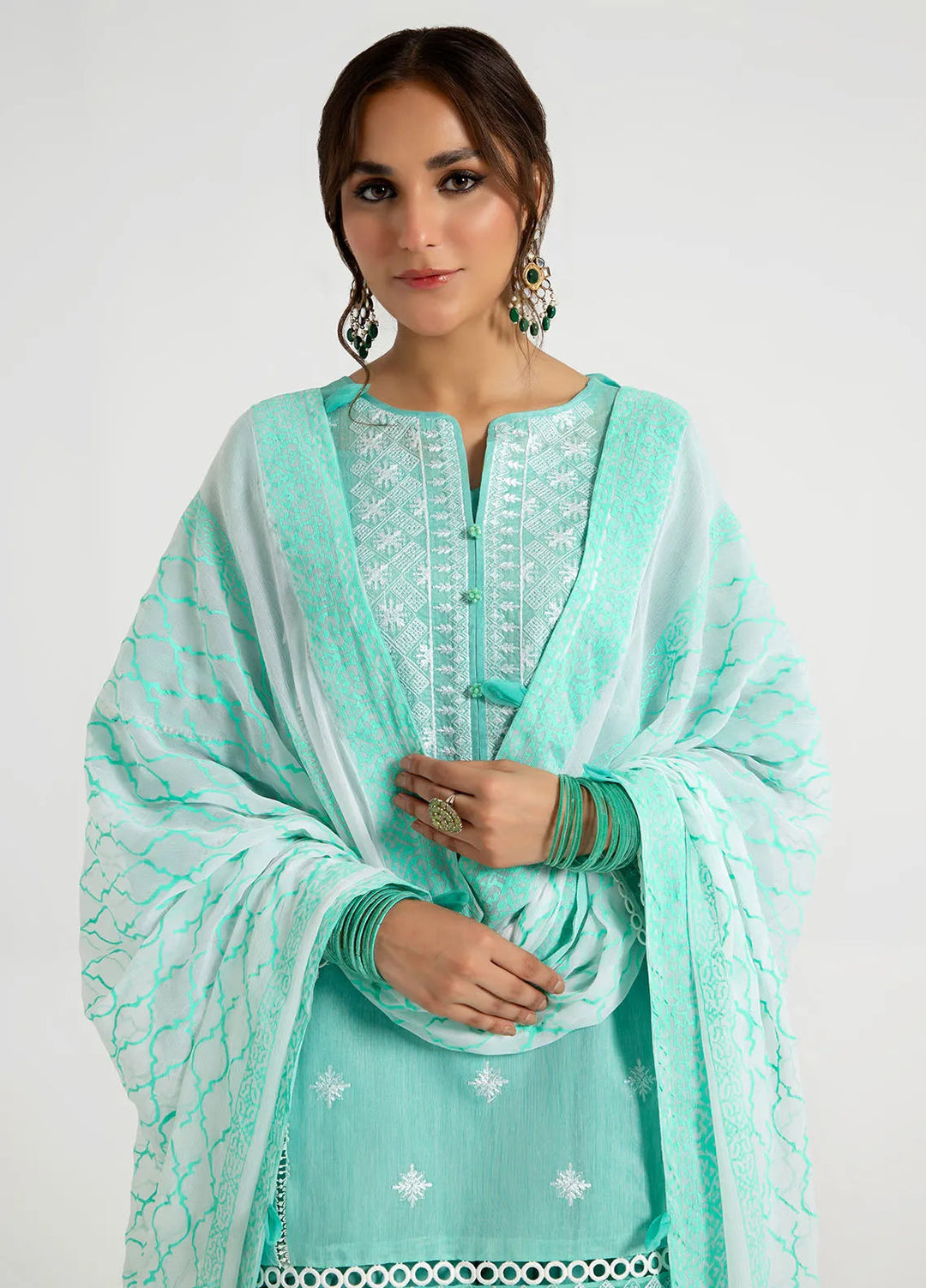 Arif Ashraf Pret Embroidered Cotton Silk 3 Piece Suit Aabi