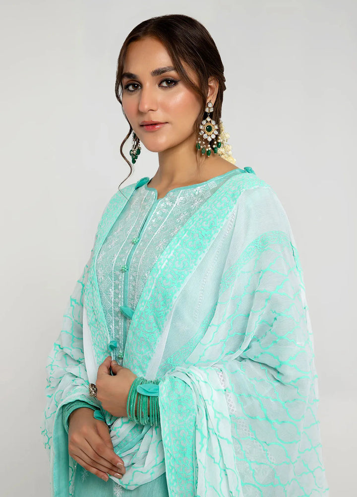 Arif Ashraf Pret Embroidered Cotton Silk 3 Piece Suit Aabi