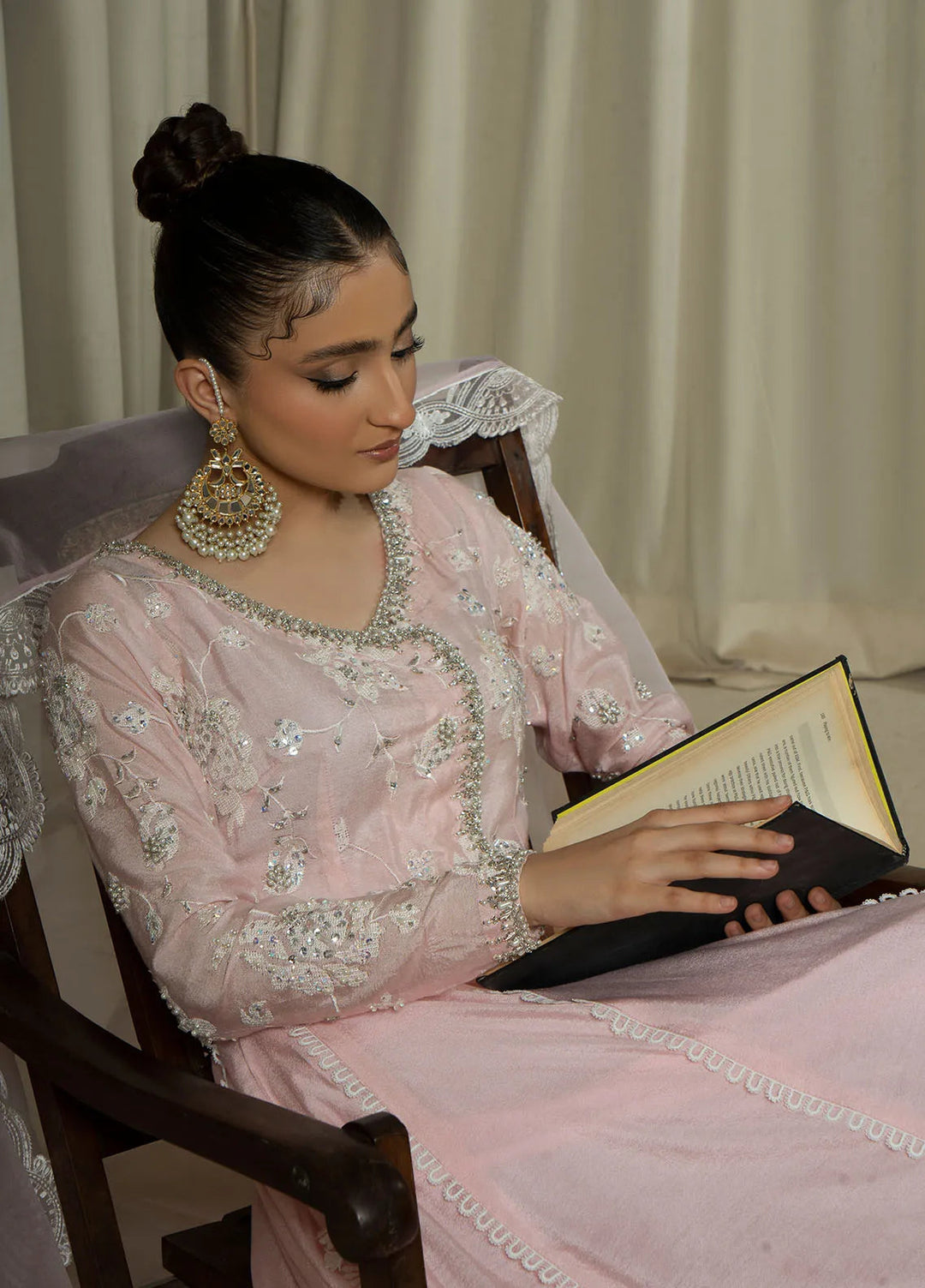 Arif Ashraf Pret Embroidered Cotton Silk 3 Piece Suit Masooma