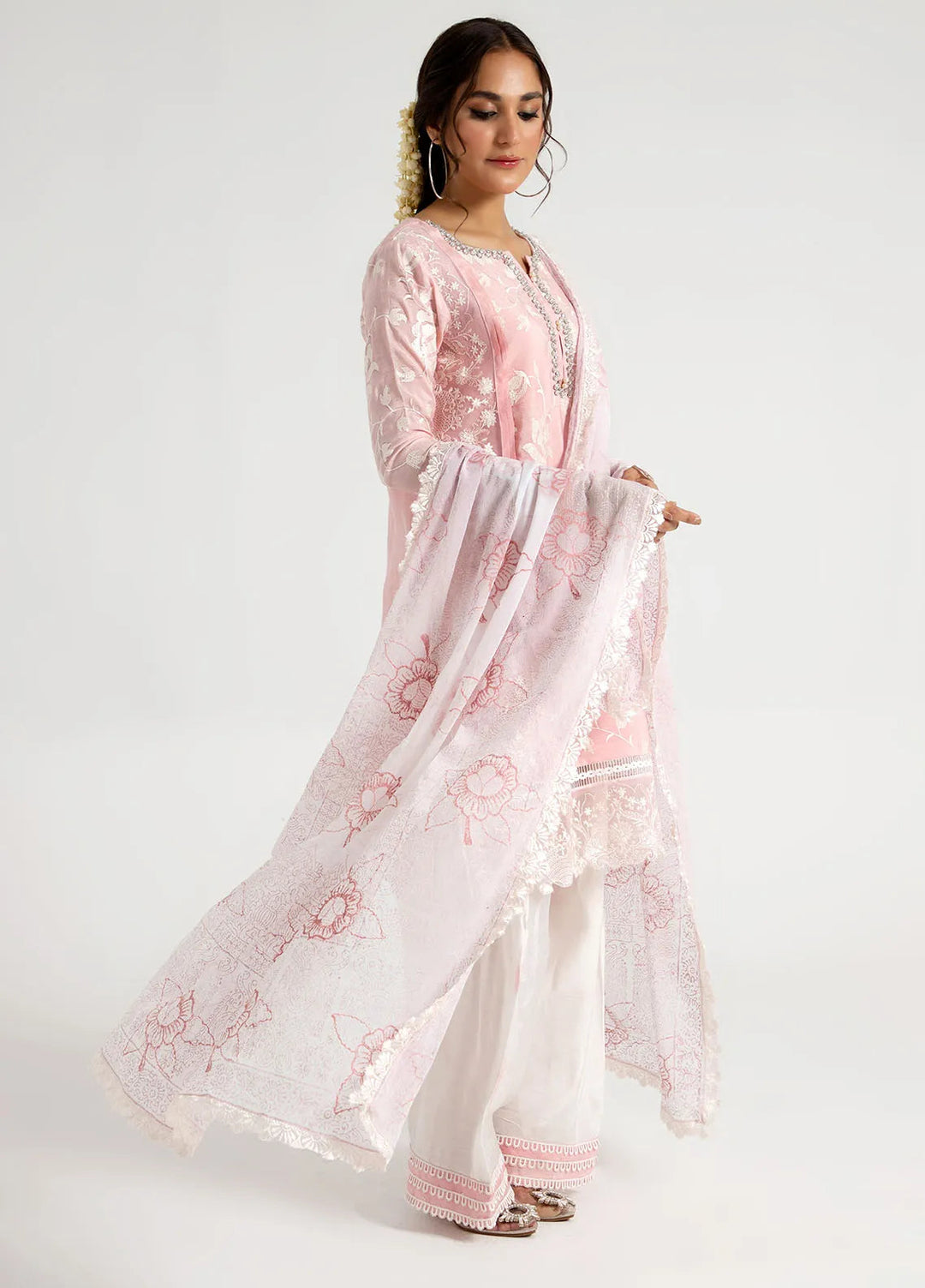 Arif Ashraf Pret Embroidered Cotton Silk 3 Piece Suit Soorti