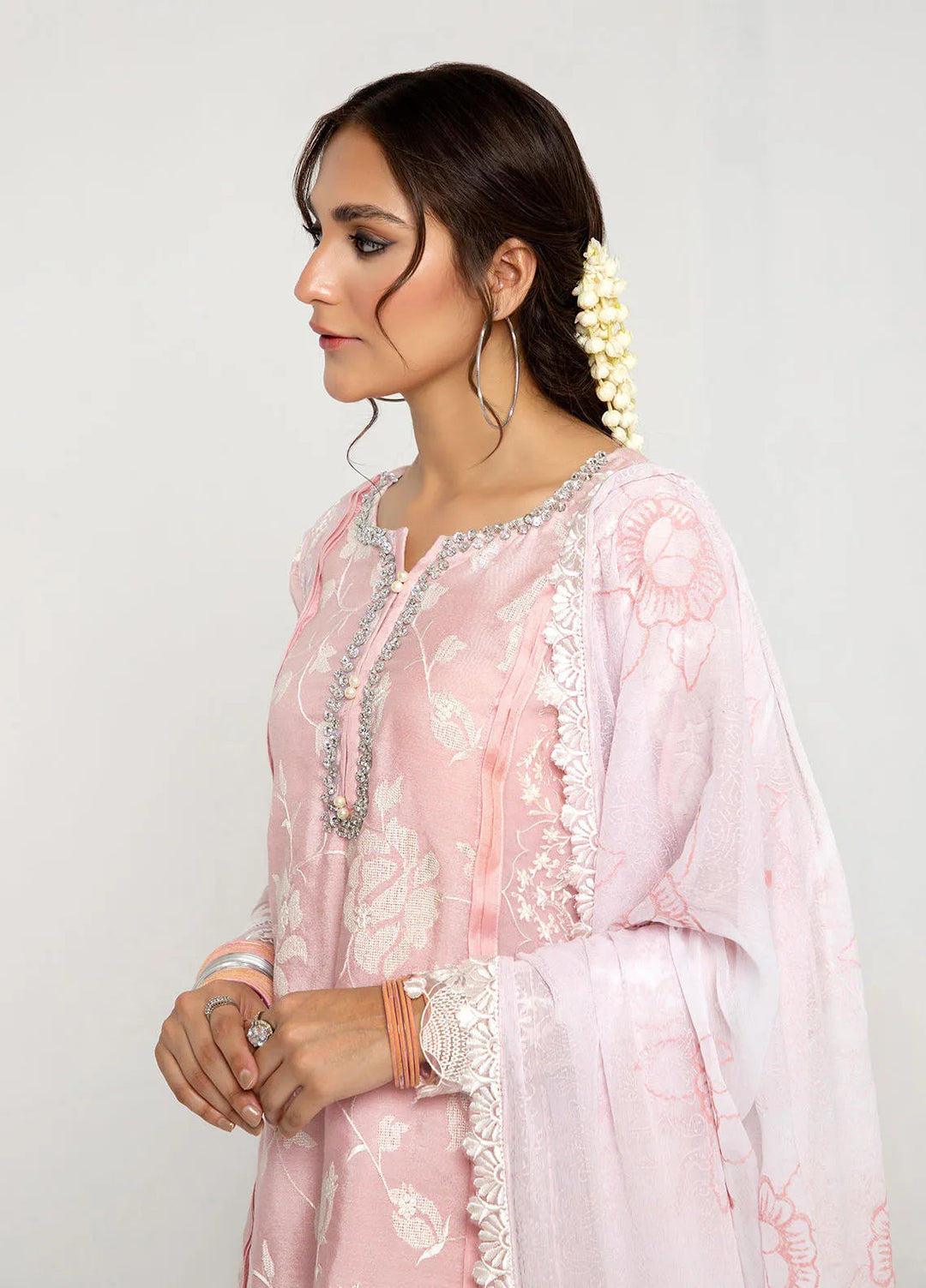 Arif Ashraf Pret Embroidered Cotton Silk 3 Piece Suit Soorti