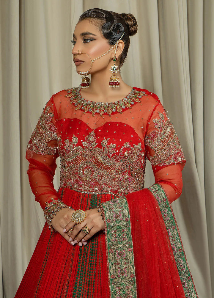 Arif Ashraf Pret Embroidered Crush 2 Piece Suit Mubarika