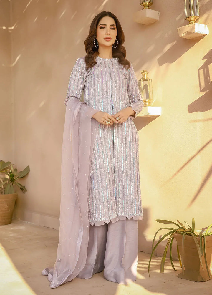 Arif Ashraf Pret Embroidered Organza 4 Piece Suit Lorem