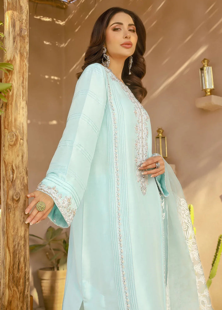 Arif Ashraf Pret Embroidered Raw Silk 3 Piece Suit Arjan