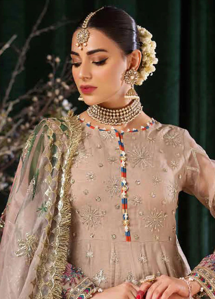 Aroha By Riaz Arts Embroidered Organza Suit Unstitched 4 Piece RA24AW AR-04 - Luxury Collection