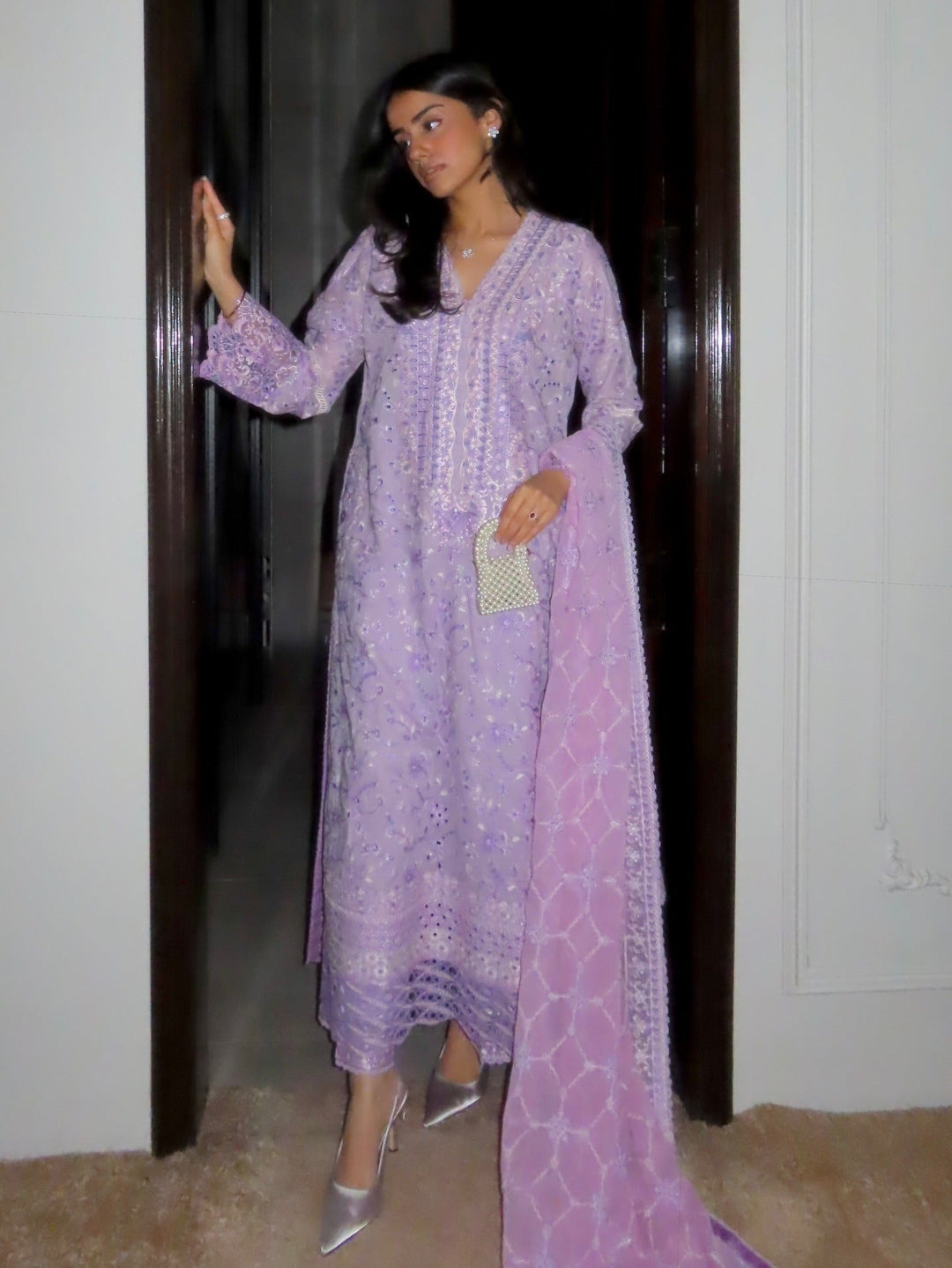 Aik Atelier Unstitched Embroidered Lawn 3 Piece Suit AIK26ULF B2601A - Festive Collection