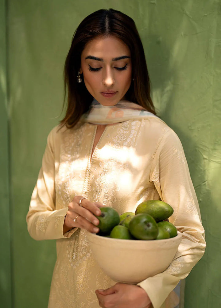 Artisan by Seran Embroidered Lawn Suit Unstitched 3 Piece SRN25A D-01 Soleil - Summer Collection