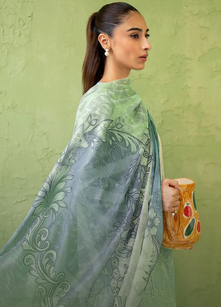Artisan by Seran Embroidered Lawn Suit Unstitched 3 Piece SRN25A D-04 Lagune - Summer Collection