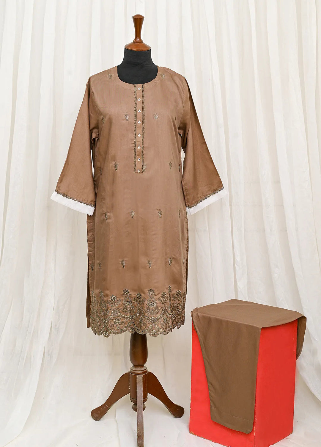 Artistic Wear Pret Viscose 2 Piece Suit Chikankari Special