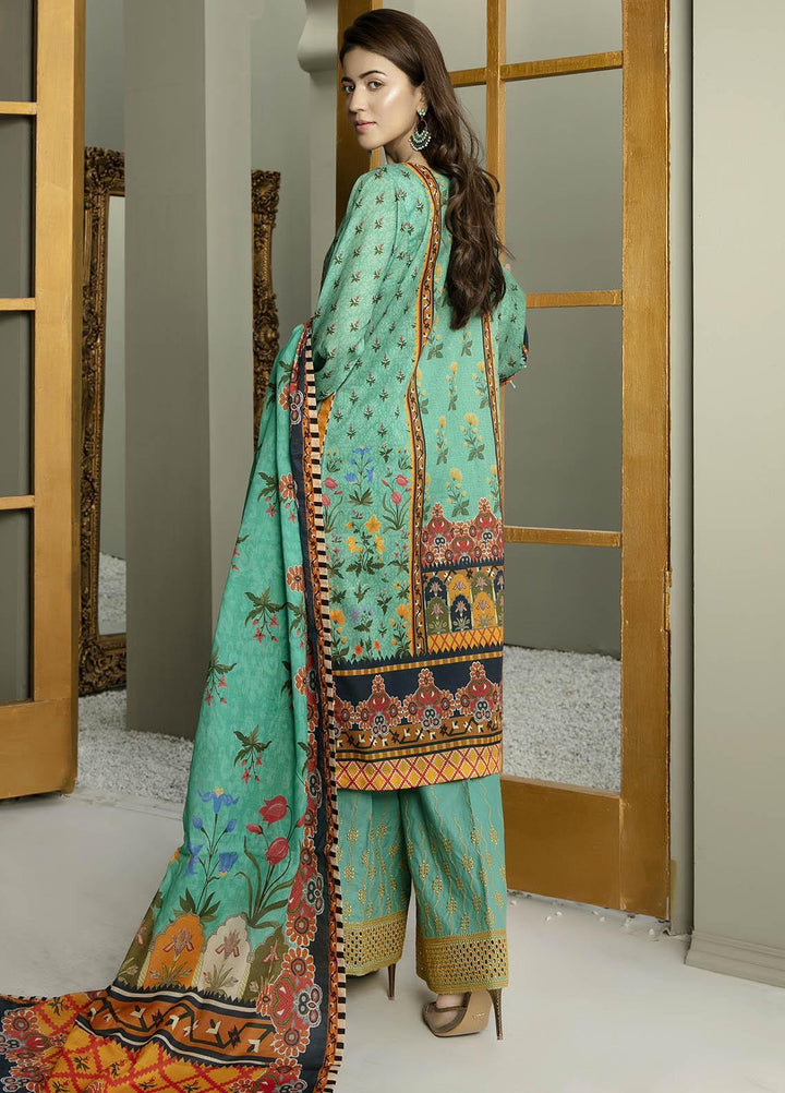Arwa by Adan's Libas Embroidered Lawn Suits Unstitched 3 Piece AL21AR-2 D-07 - Summer Collection