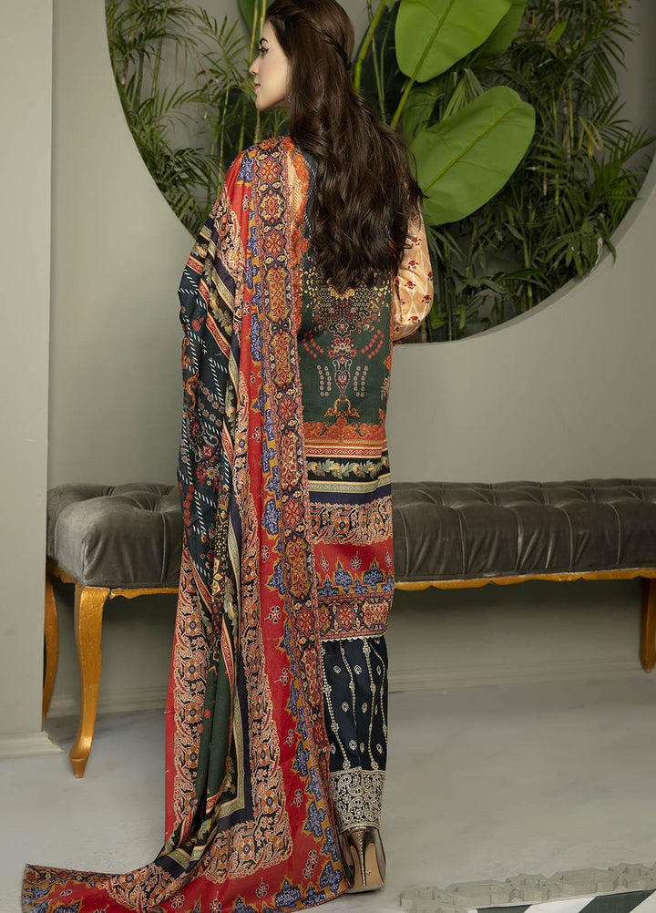 Arwa by Adan's Libas Embroidered Lawn Suits Unstitched 3 Piece AL21AR-2 D-08 - Summer Collection