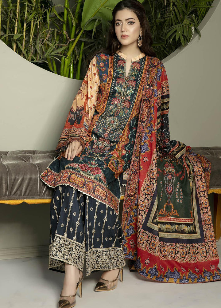 Arwa by Adan's Libas Embroidered Lawn Suits Unstitched 3 Piece AL21AR-2 D-08 - Summer Collection