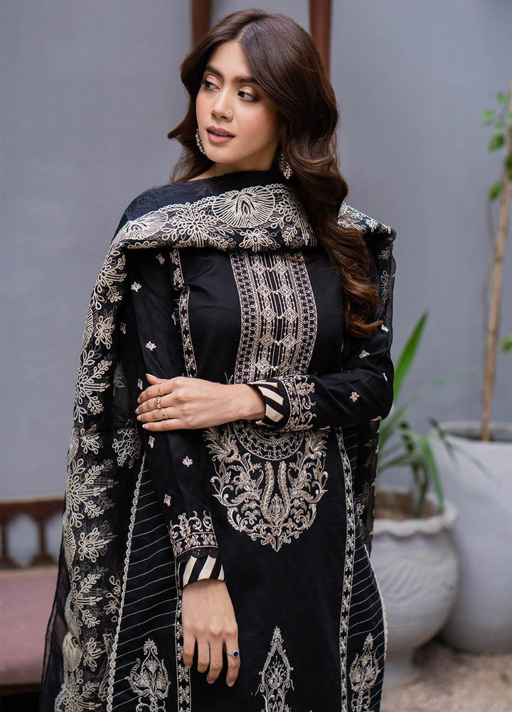 Arzoo by Humdum Embroidered Lawn Suits Unstitched 3 Piece HD23A 01 - Summer Collection