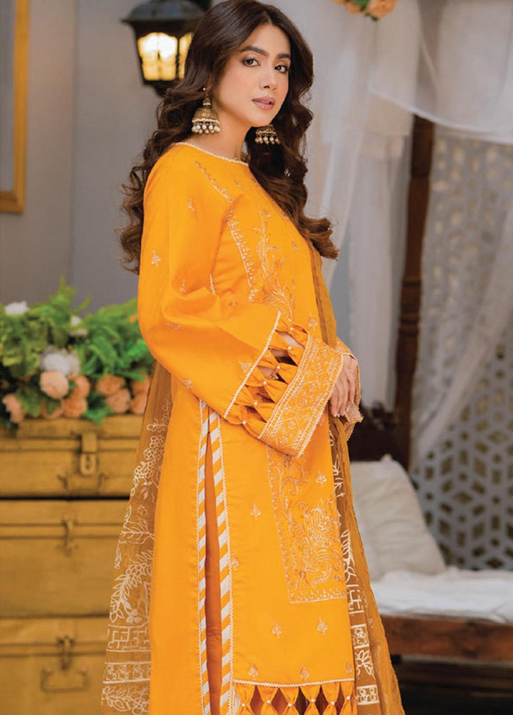Arzoo by Humdum Embroidered Lawn Suits Unstitched 3 Piece HD23A 03 - Summer Collection