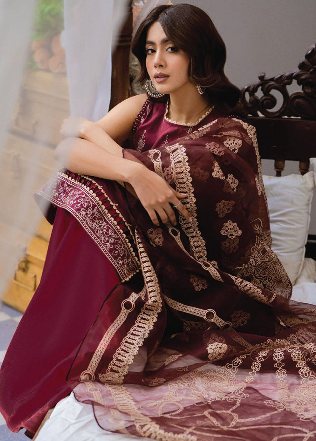 Arzoo by Humdum Embroidered Lawn Suits Unstitched 3 Piece HD23A 09 - Summer Collection