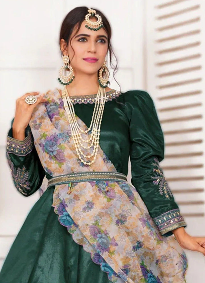 Arzoo By Layout Embroidered Kataan Silk Suit Unstitched 3 Piece LO24A Ghazal - Festive Collection