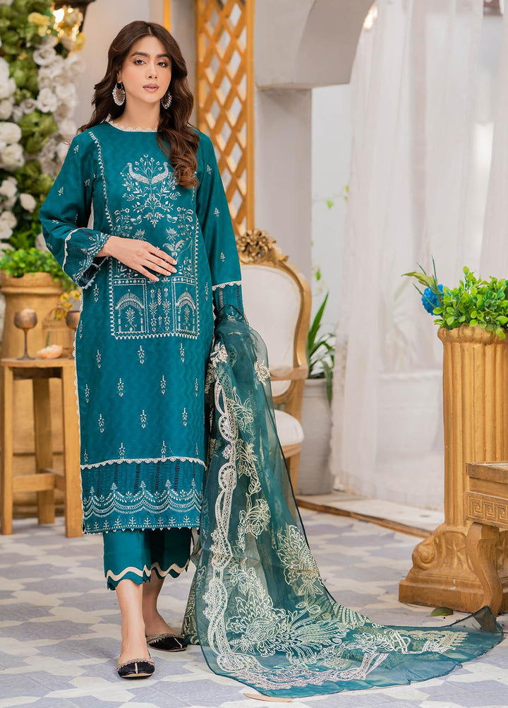 Arzoo by Humdum Embroidered Lawn Suits Unstitched 3 Piece HD23A 08 - Summer Collection