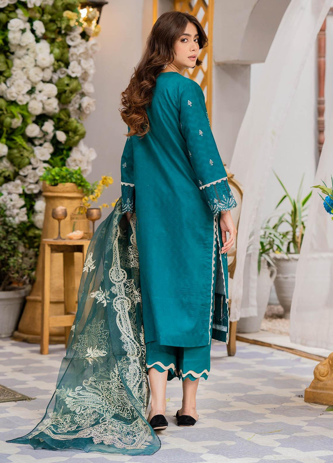 Arzoo by Humdum Embroidered Lawn Suits Unstitched 3 Piece HD23A 08 - Summer Collection