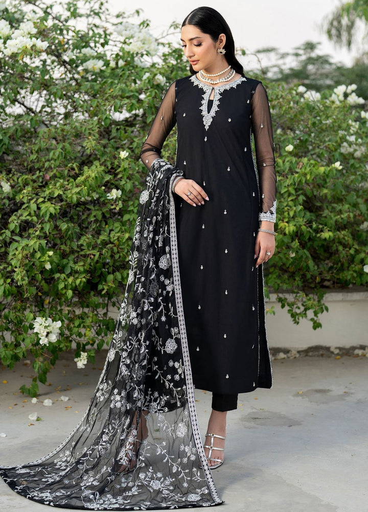 Arzou by Zarif Embroidered Net Suits Unstitched 3 Piece ZF25AF HW-05 Clara - Formal Collection