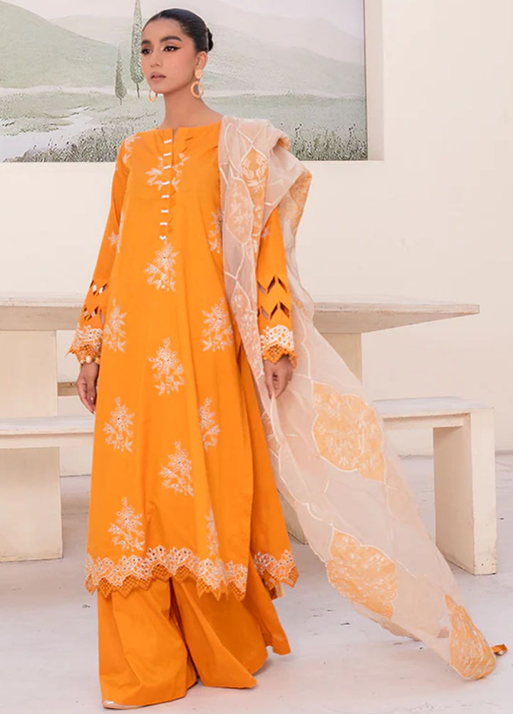 Arzu by Humdum Embroidered Lawn Suits Unstitched 3 Piece HD24AZ AL02 - Summer Collection